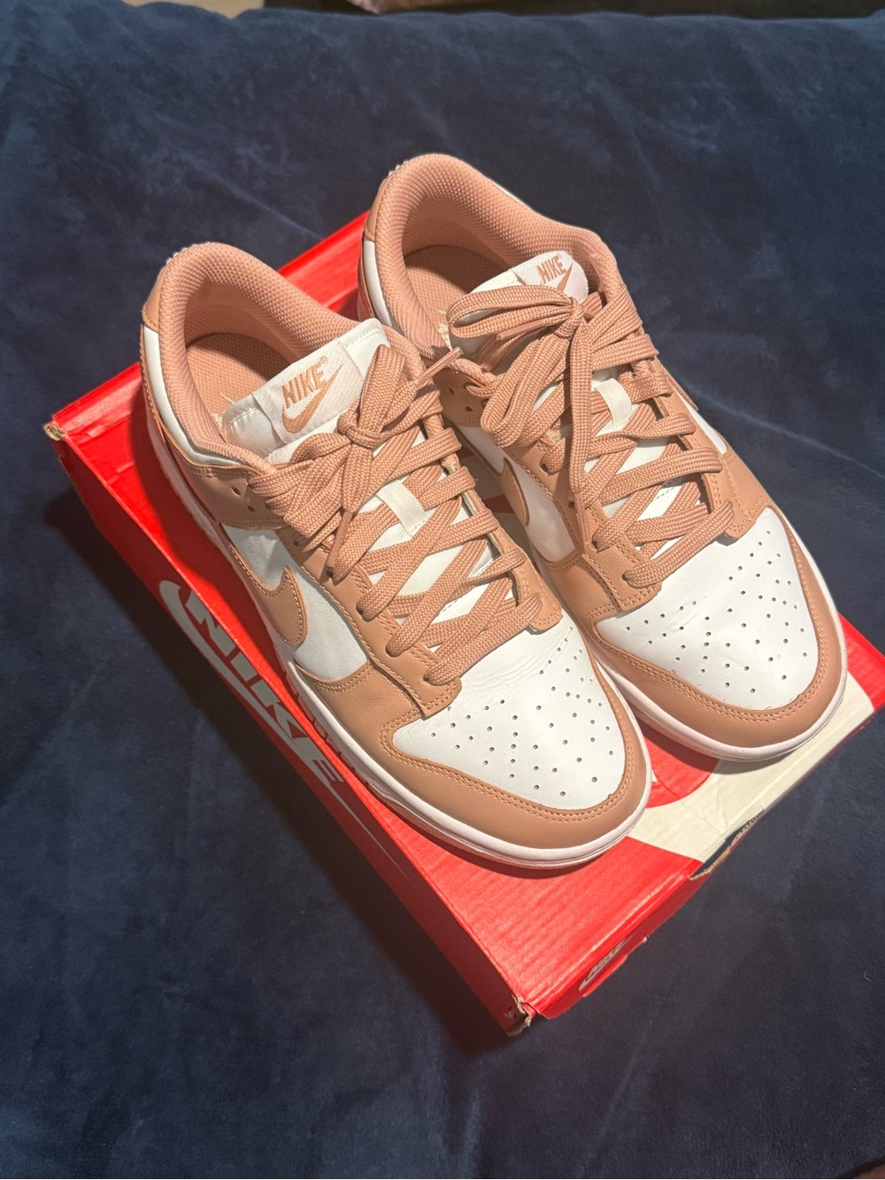 Nike Women Dunk Low White/Muave/Tan